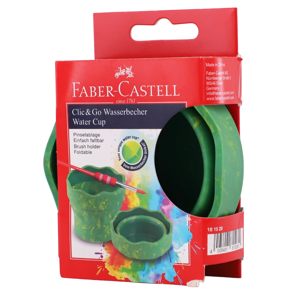 Faber Castell  Water cup  green marble