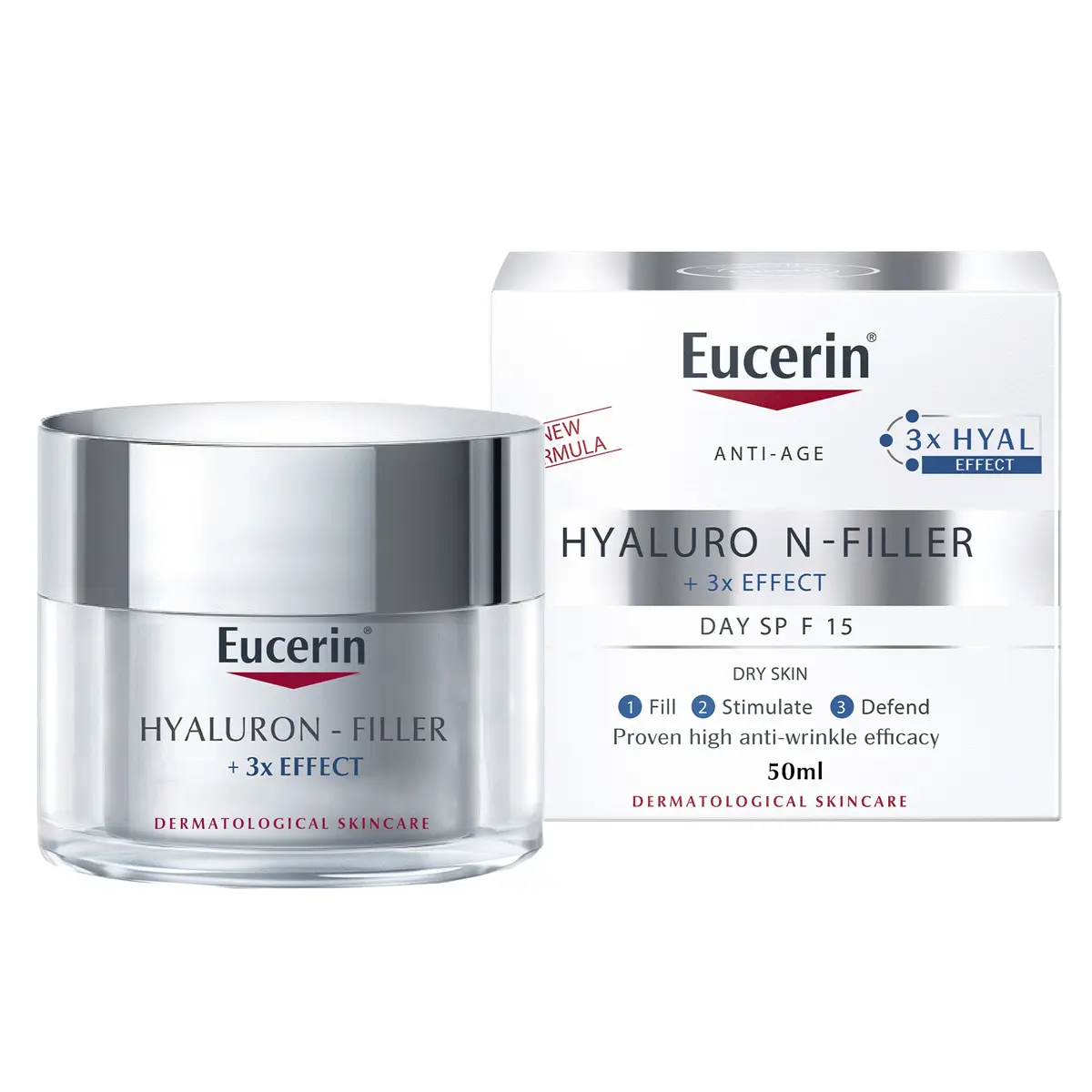 Eucerin Hyaluron Filler Day Cream For Dry Skin 50 ml - view 5