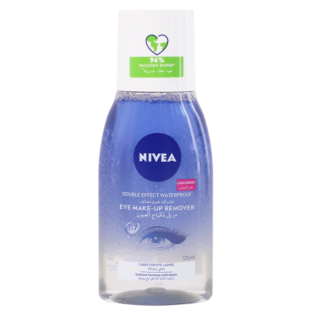 Nivea Double Effect Eye Makeup Remover 125 ml