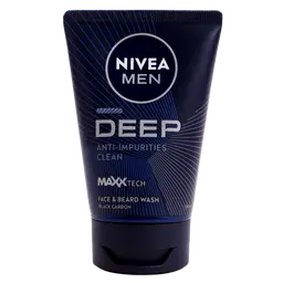 Nivea Men DEEP Cleansing Face & Beard Wash 100 ml