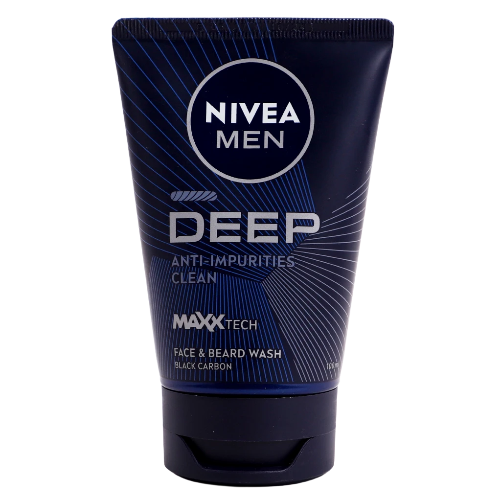 Nivea Men DEEP Cleansing Face & Beard Wash 100 ml