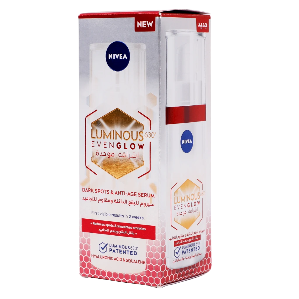 Nivea Luminous 630 Dark Spots &Anti Age Serum 30 Ml