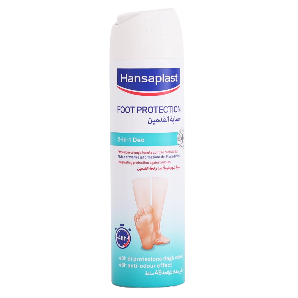 Hansaplast Foot Protection 2 In 1 Deo Anti-Bacterial Spray 150 ml