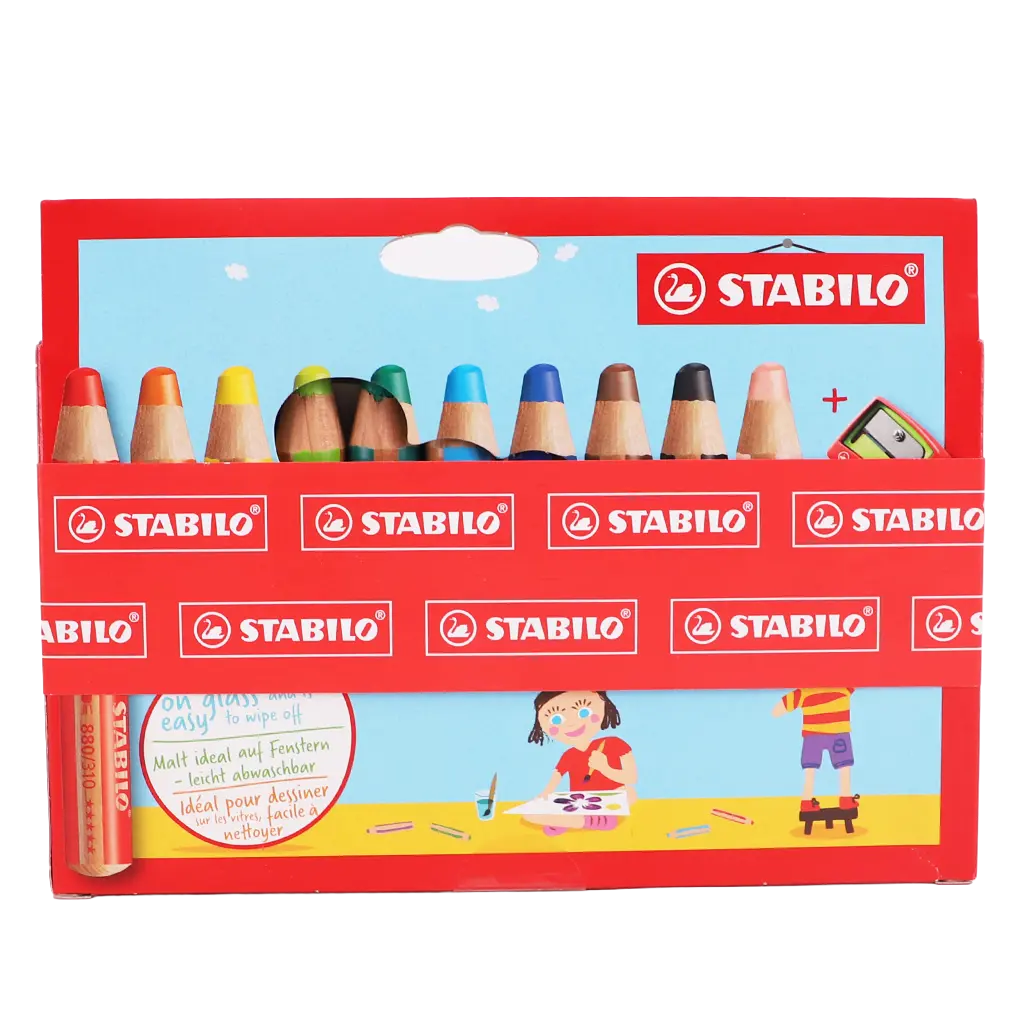 Stabilo Woody 3in1 coloring set with sharpener   - view 1