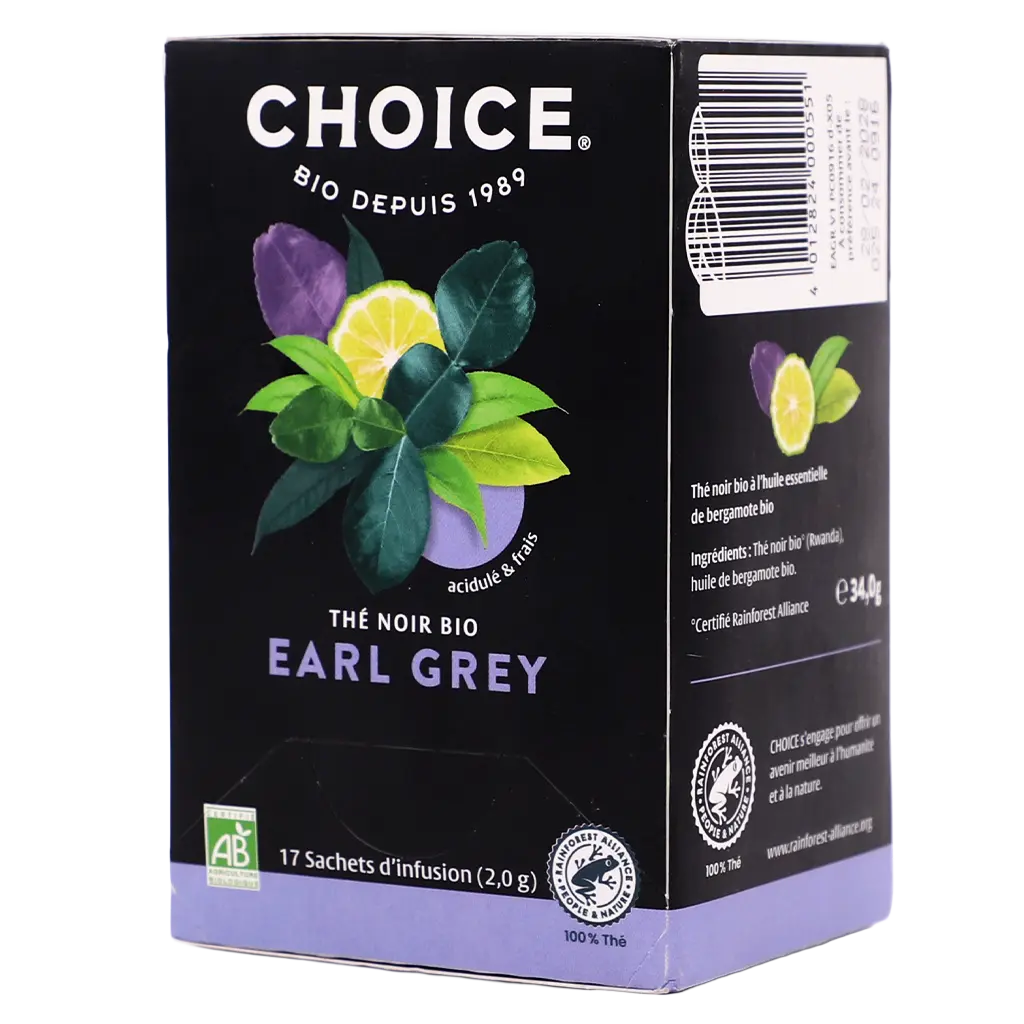 Choice Organic Tea Earl Grey 17Sachets - view 1