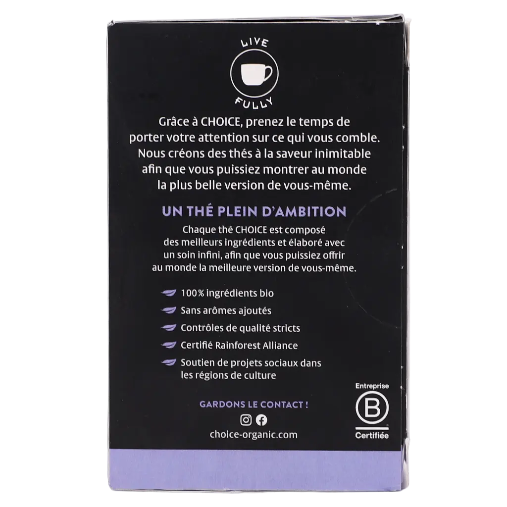 Choice Organic Tea Earl Grey 17Sachets - view 3