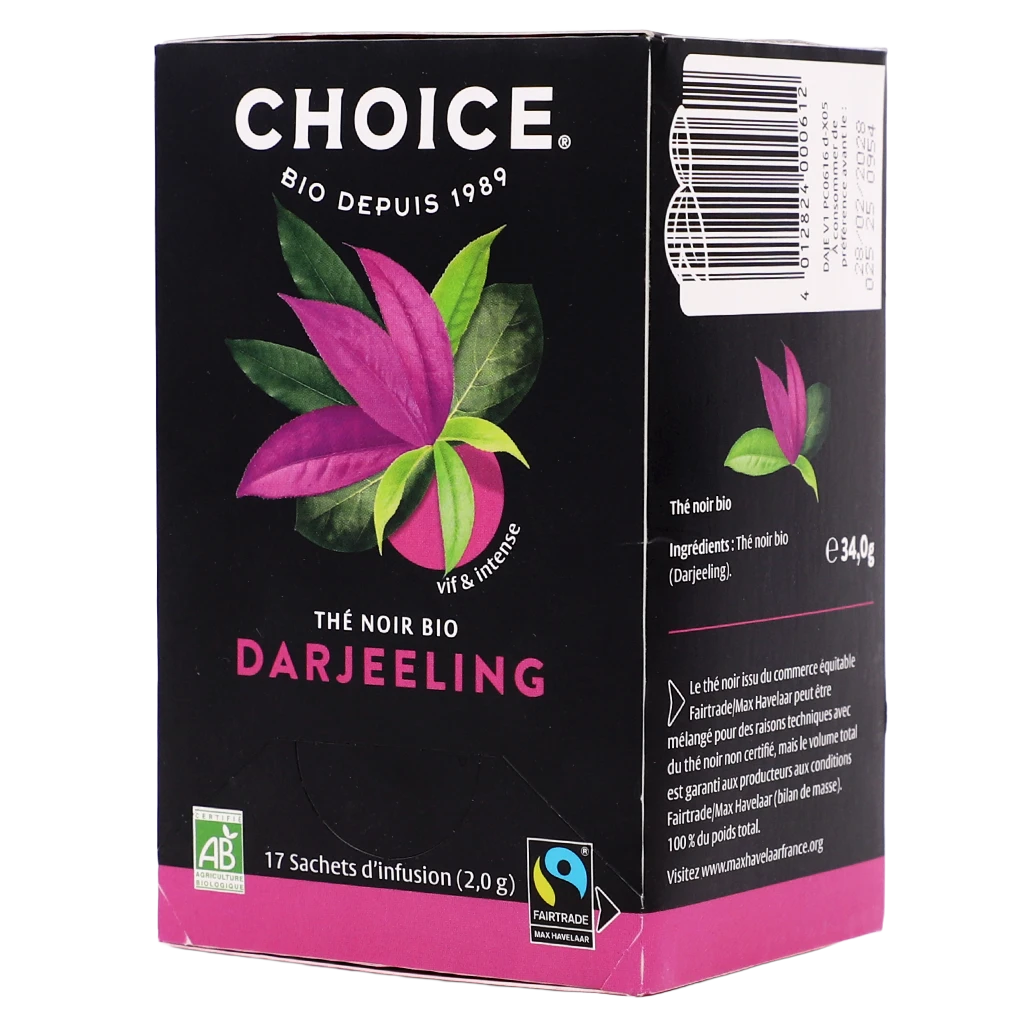 Choice Organic Tea Darjeeling 17Sachets