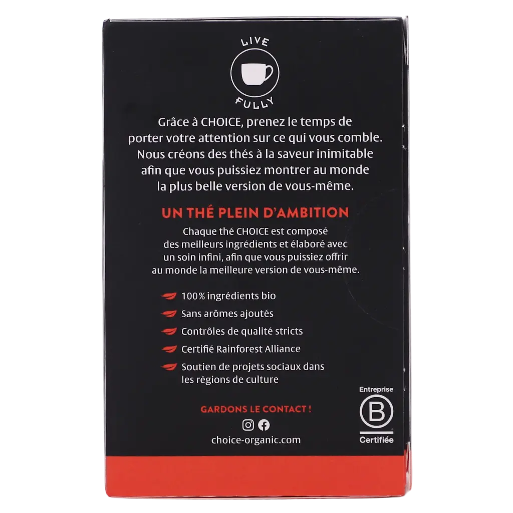 Choice Organic Tea English Breakfast 17Sachets - view 3