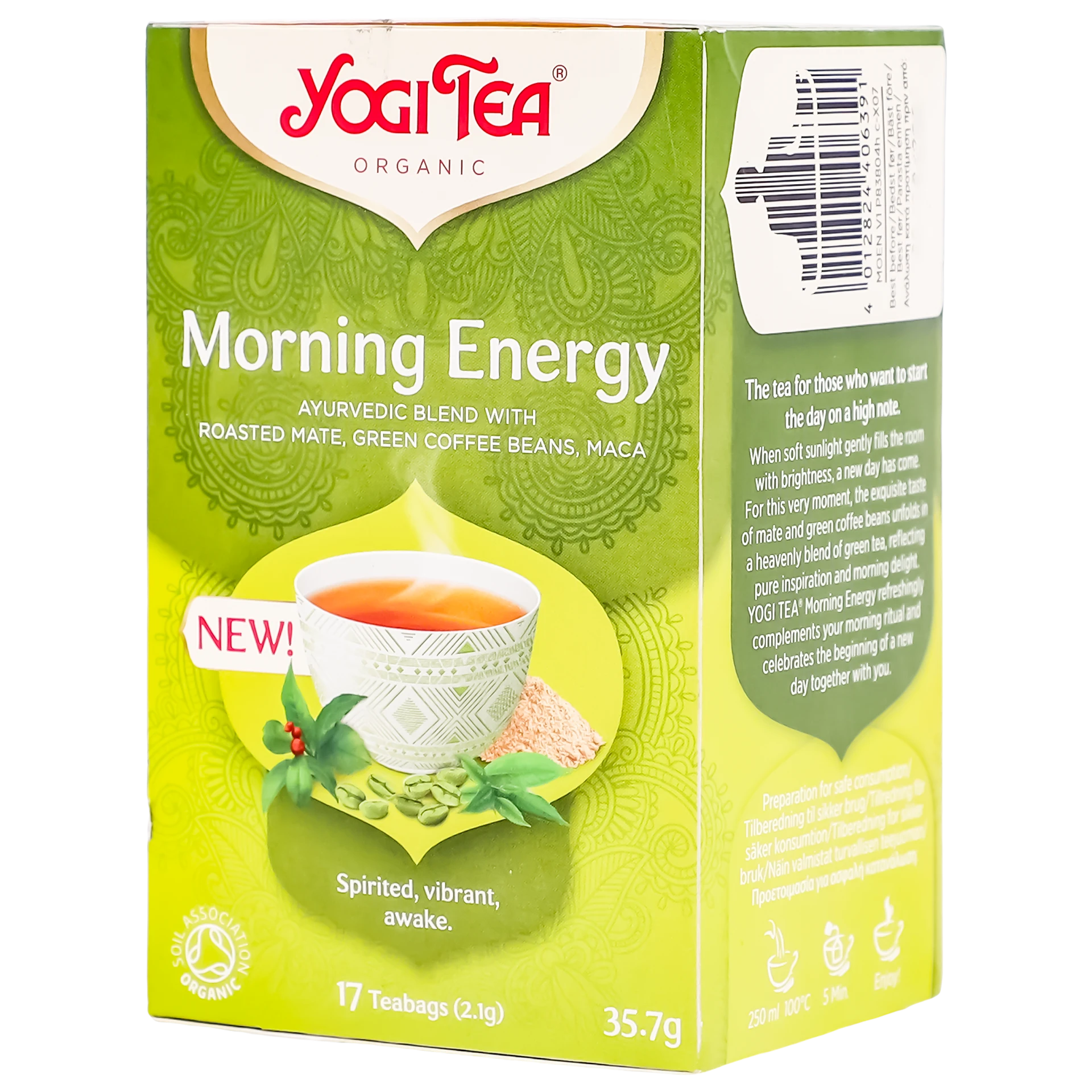 Yogi Tea Mornin gm Ener gmy 17 tb