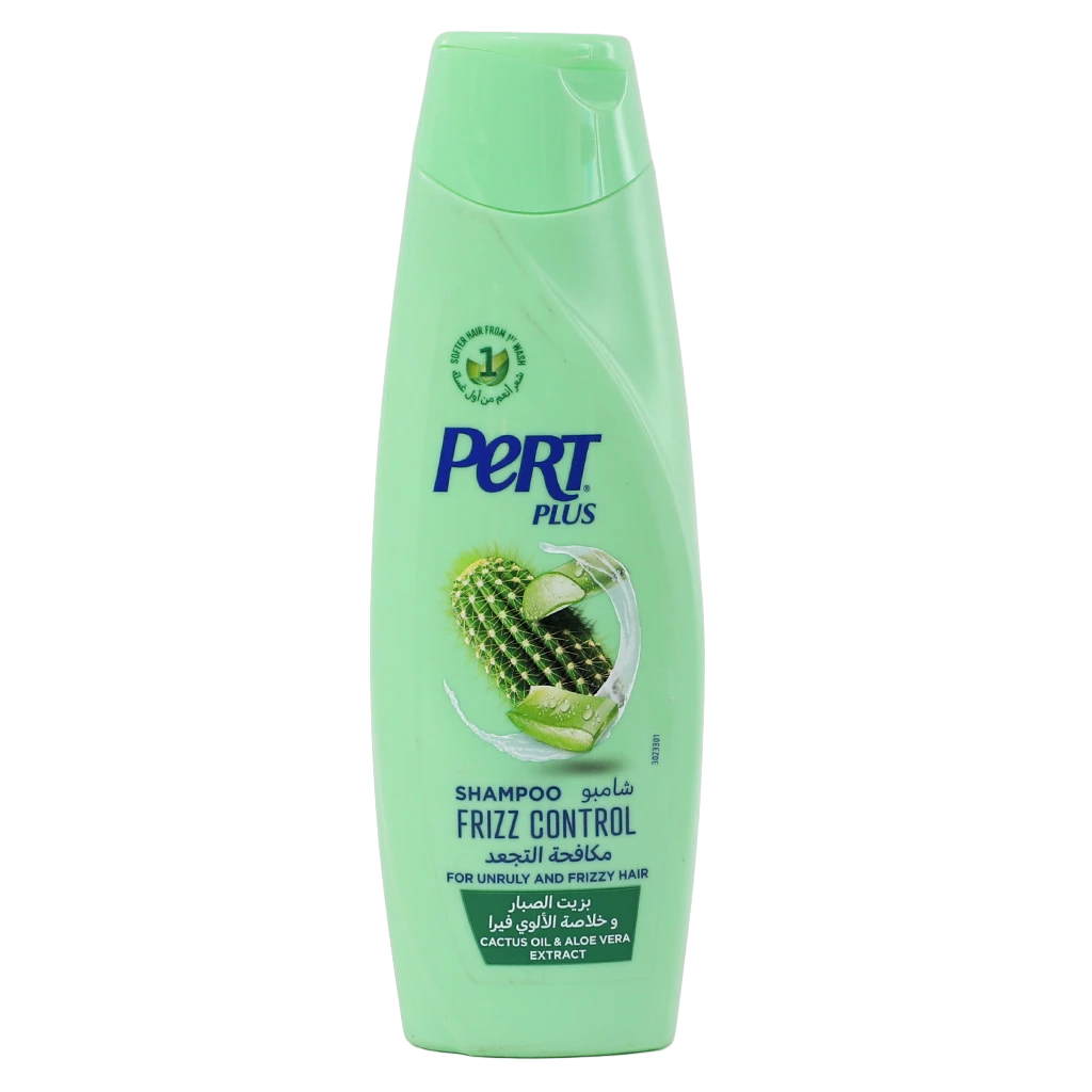 Pert Plus Frizz Control Shampoo With Cactus Oil And Aloe Vera Extract 400 ml