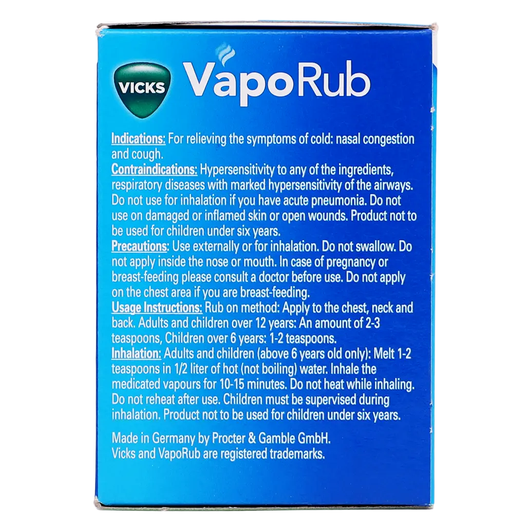Vicks Vaporub Ointment 100 gm - view 4