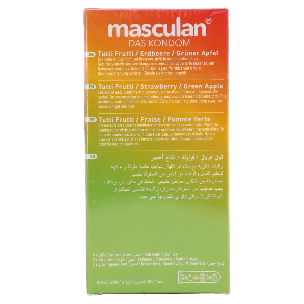 Masculan Condom Fruit Eddition 10 pcs - view 3