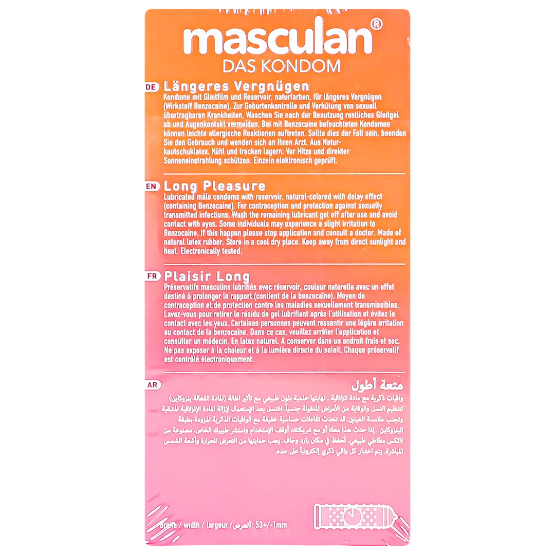 Masculan Condom Long Pleasure 10 pcs - view 3