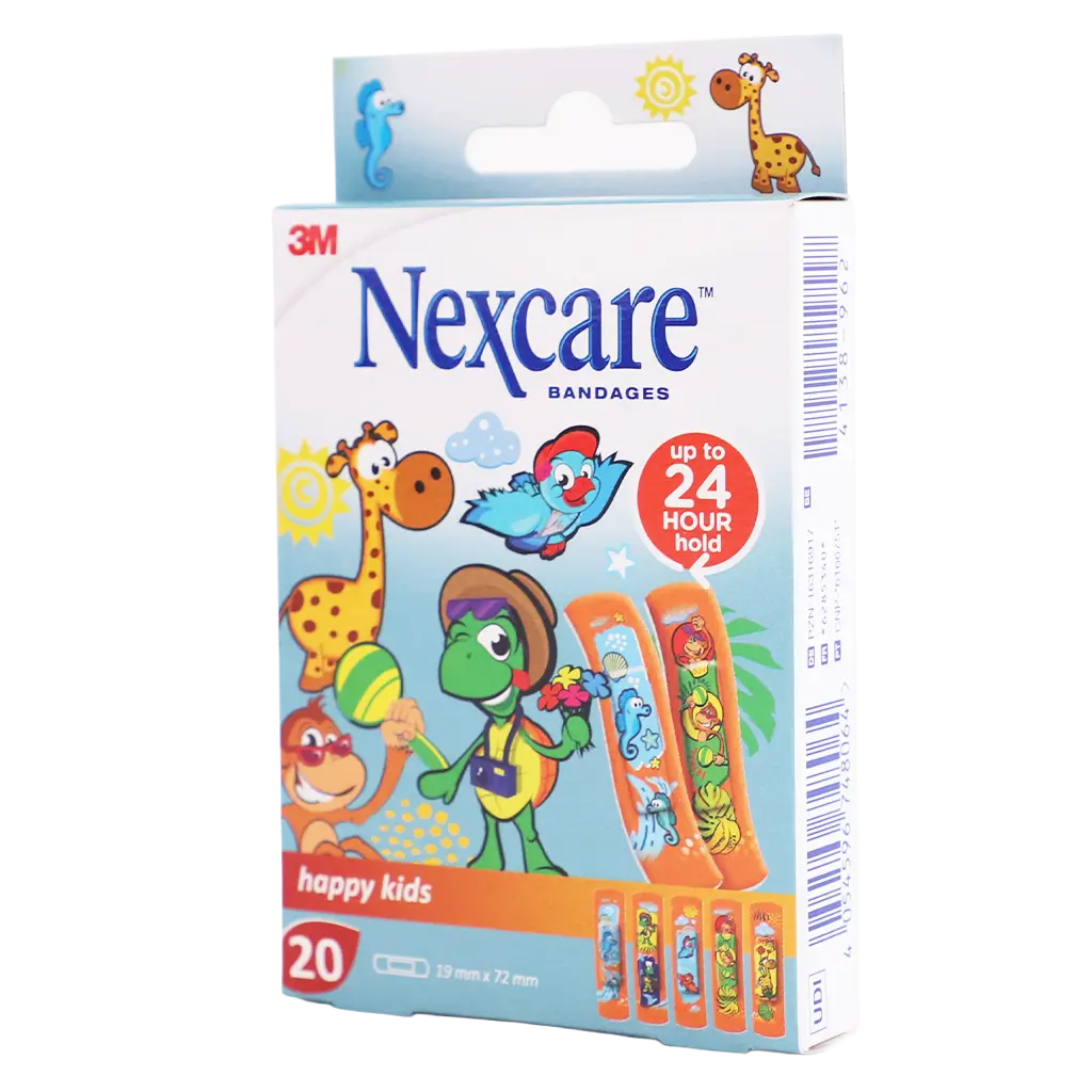 3M Nexcare Soft Wound Plasters For Kids 20 Pieces - view 1