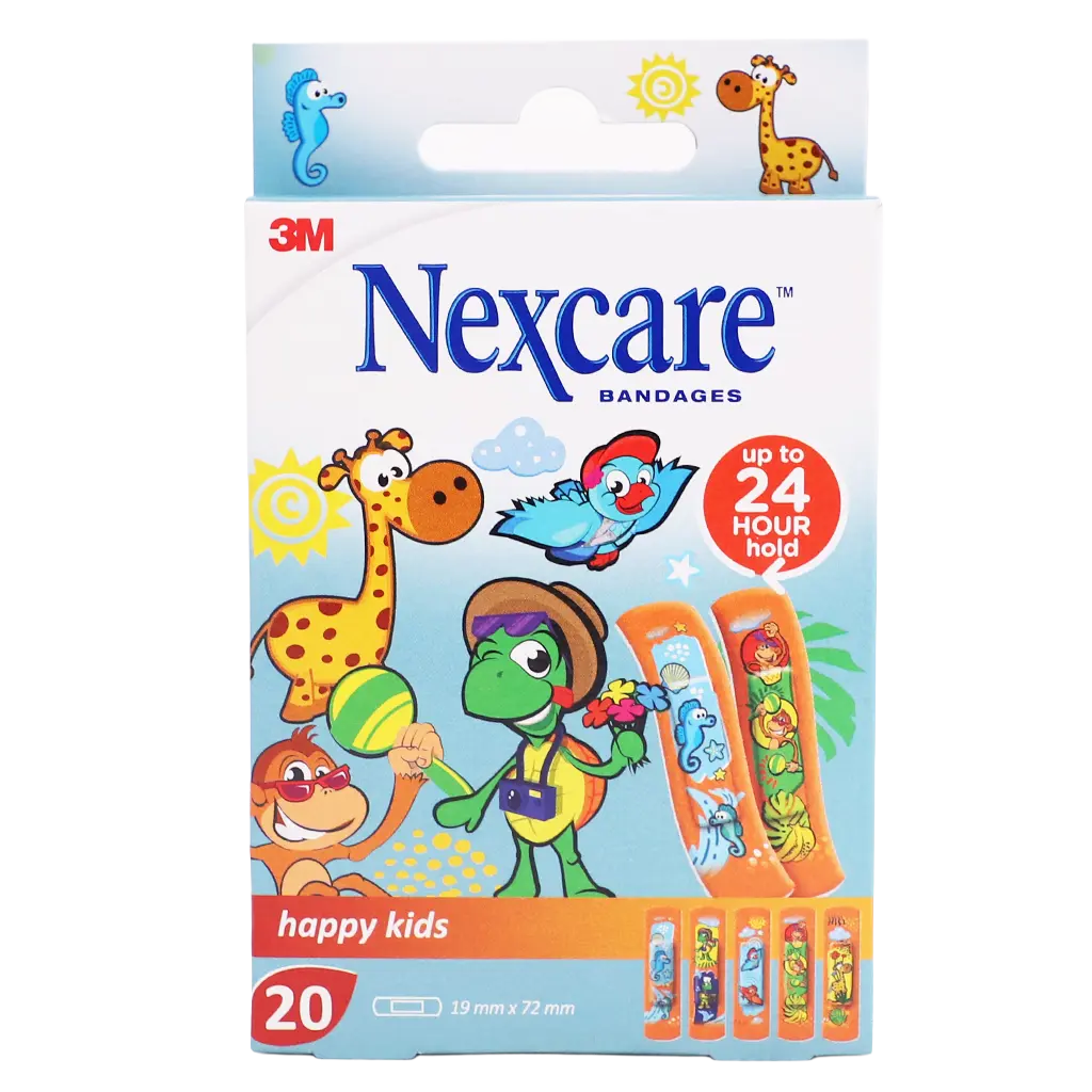 3M Nexcare Soft Wound Plasters For Kids 20 Pieces - view 2