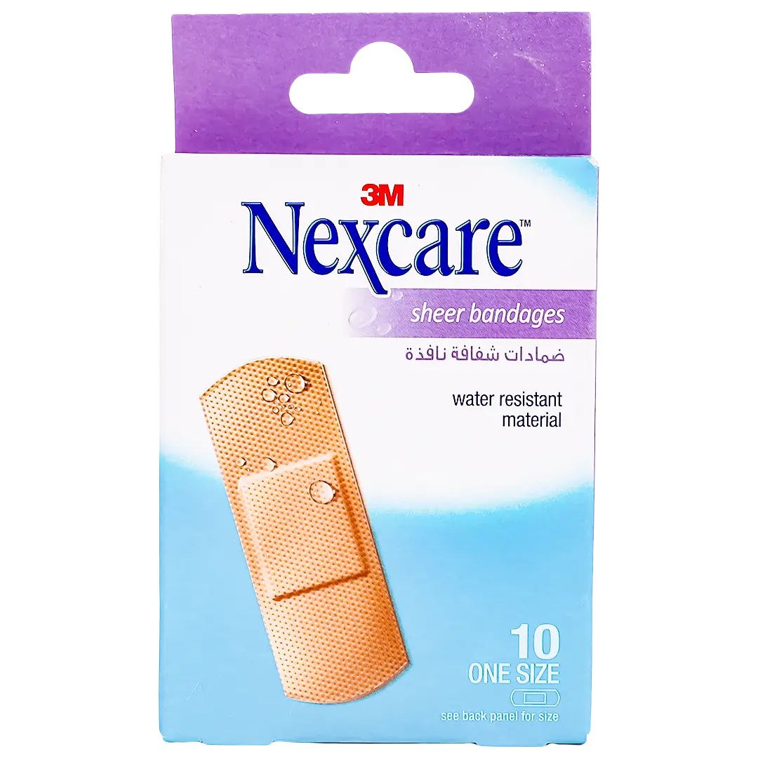 3M Nexcare Transparent Adhesive Waterproof Bandages 72×25 Mm 10 Pieces - view 2