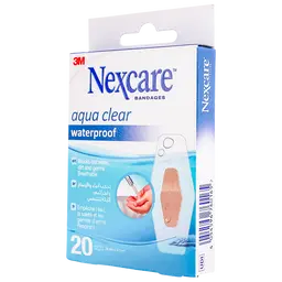 3M Nexcare Waterproof Wound Plaster 26×56 Mm  20 Pieces
