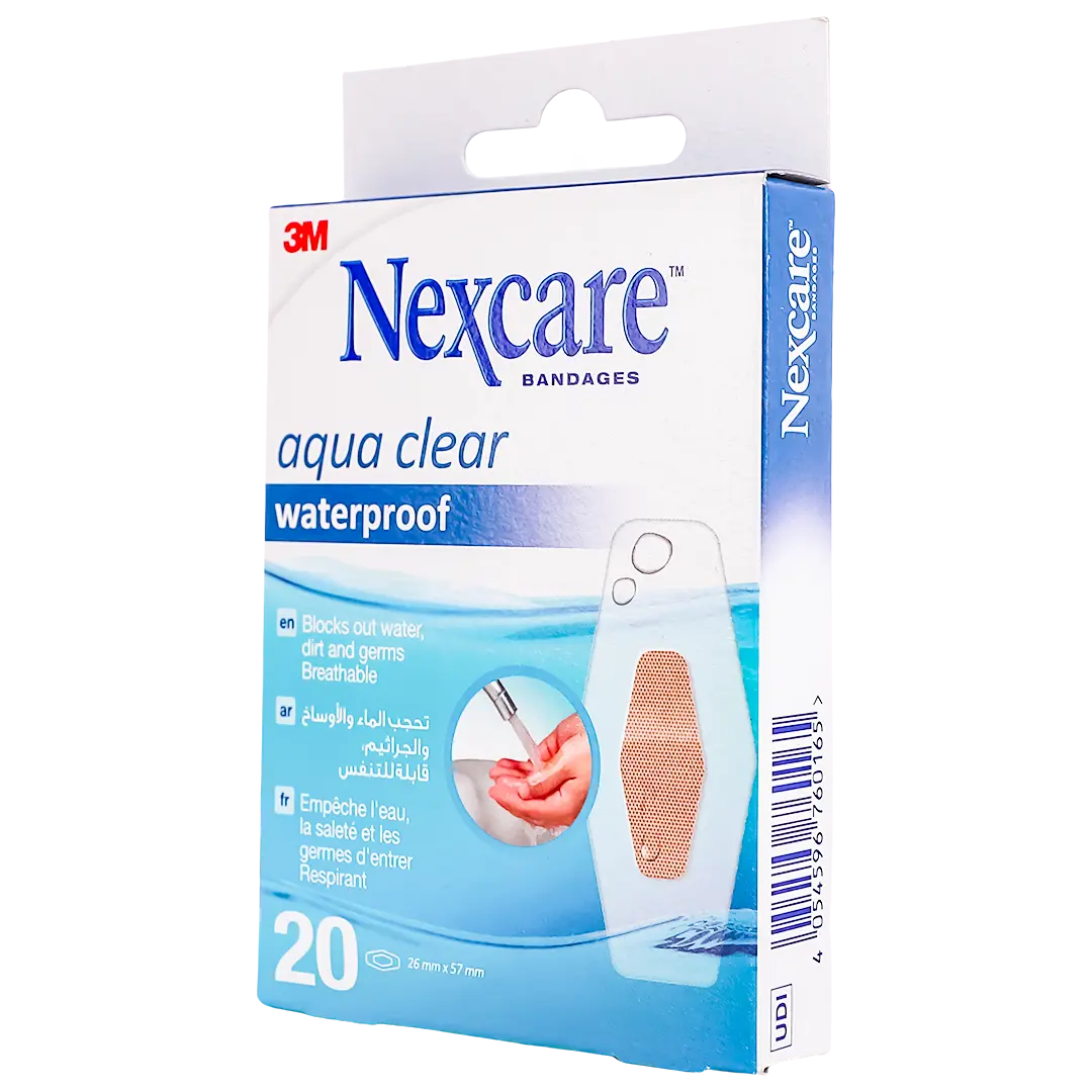 3M Nexcare Waterproof Wound Plaster 26×56 Mm  20 Pieces - view 1
