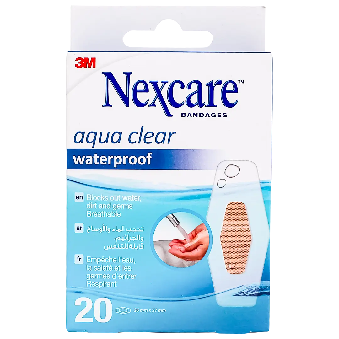 3M Nexcare Waterproof Wound Plaster 26×56 Mm  20 Pieces - view 2