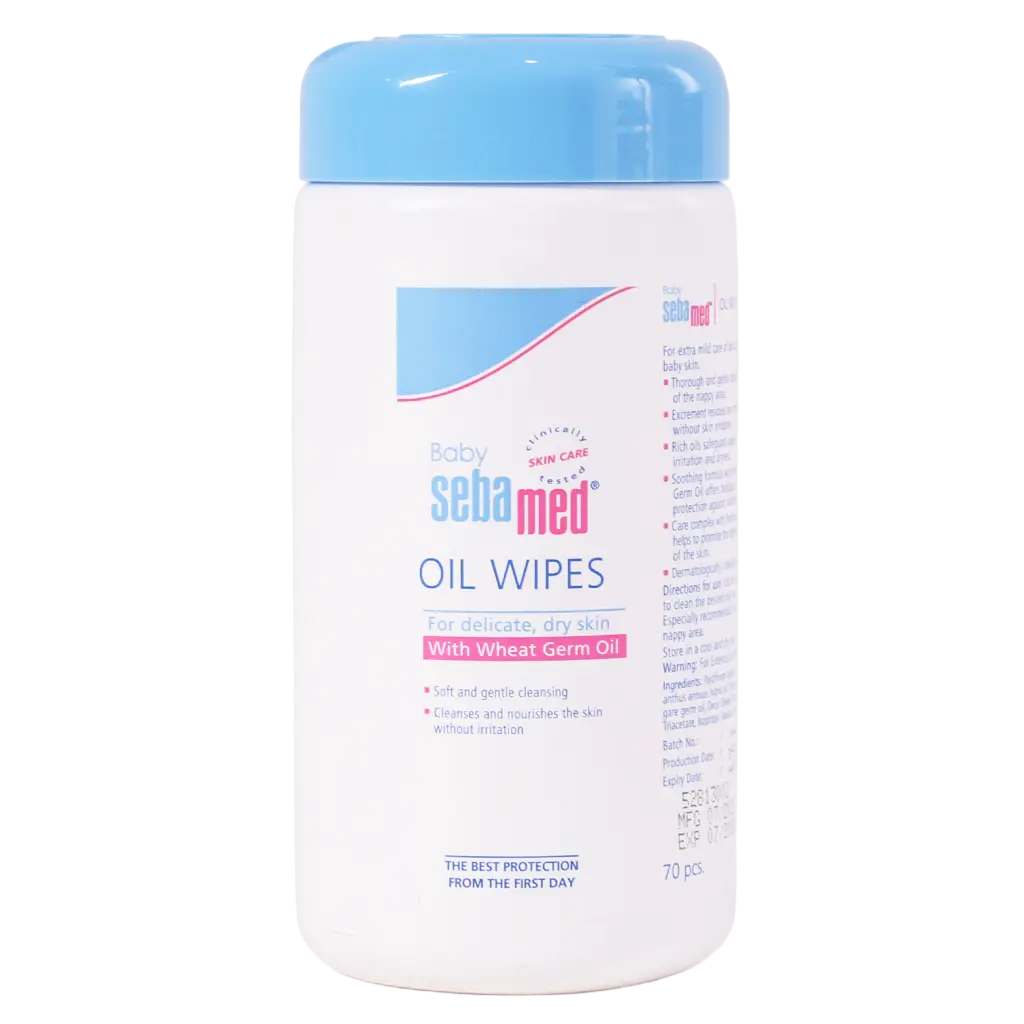 Sebamed Baby Oil Wipes 70 Pcs - view 2