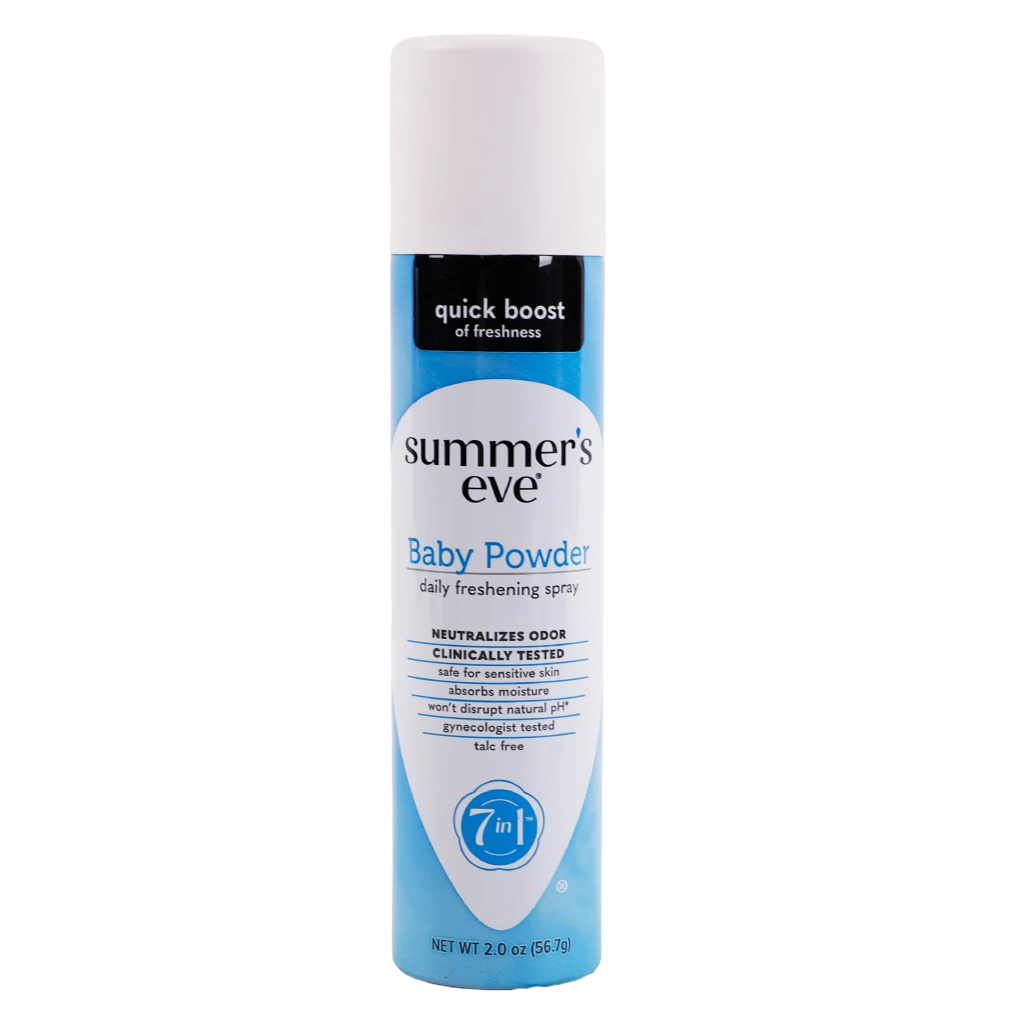Summers Eve Baby Powder Freshening Spray  56.7 gm