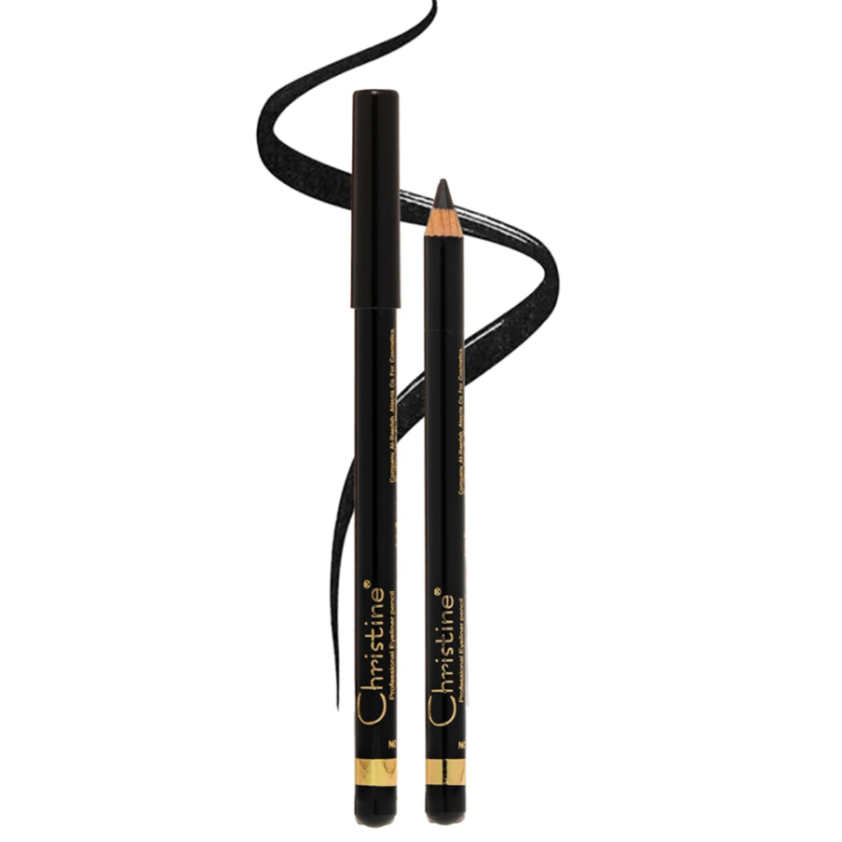 Christine Waterproof Eyeliner Pencil Black C100