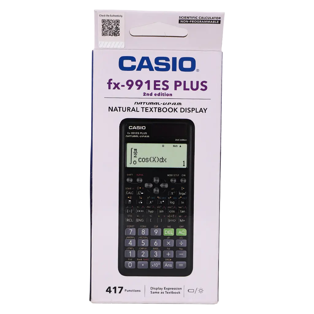 Casio Calculatr Scientifique Casio Fx991Es 2Nd Edition Black - view 2