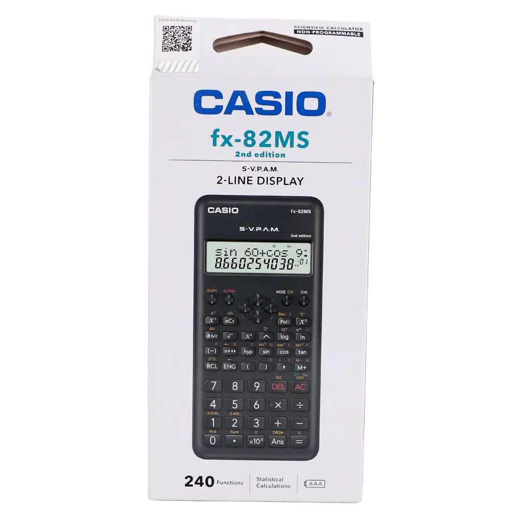 Casio Calculatr Scientifique Casio Fx82Ms 2Nd Edition  - view 1