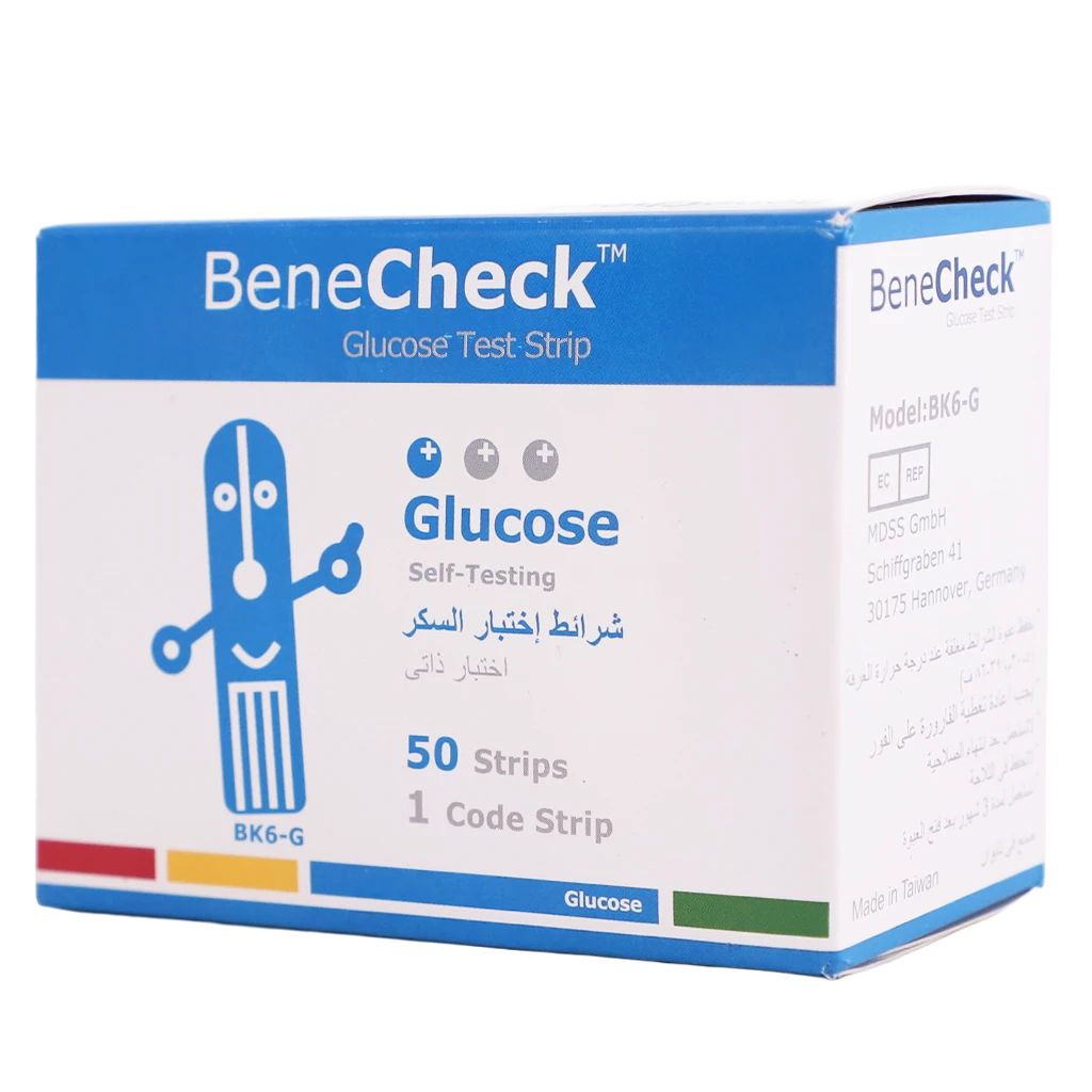 Benecheck BK6-G  Blood Glucose Test strips 2*25/Box