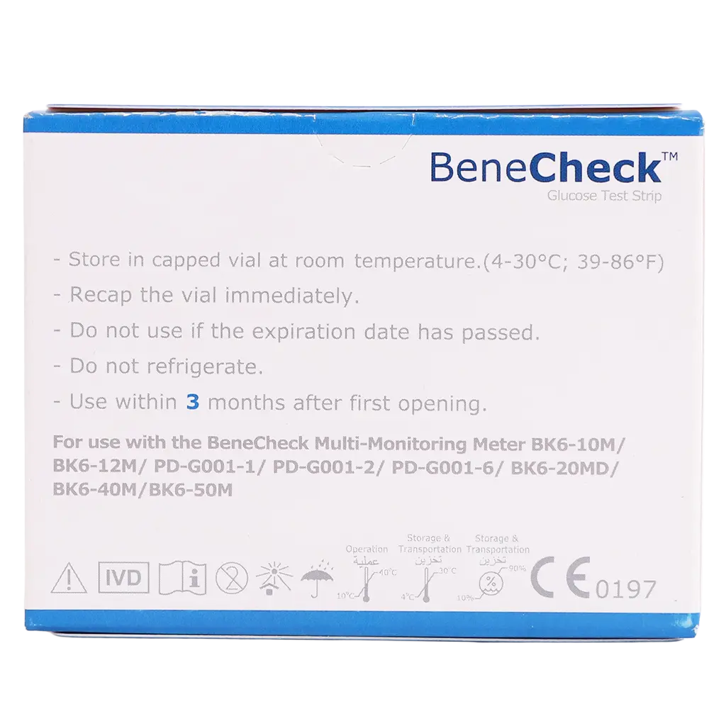 Benecheck BK6-G  Blood Glucose Test strips 2*25/Box - view 3