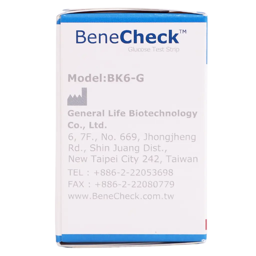 Benecheck BK6-G  Blood Glucose Test strips 2*25/Box - view 4
