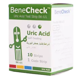 Benecheck BK-U12 Uric Acid Test strips 10/Box
