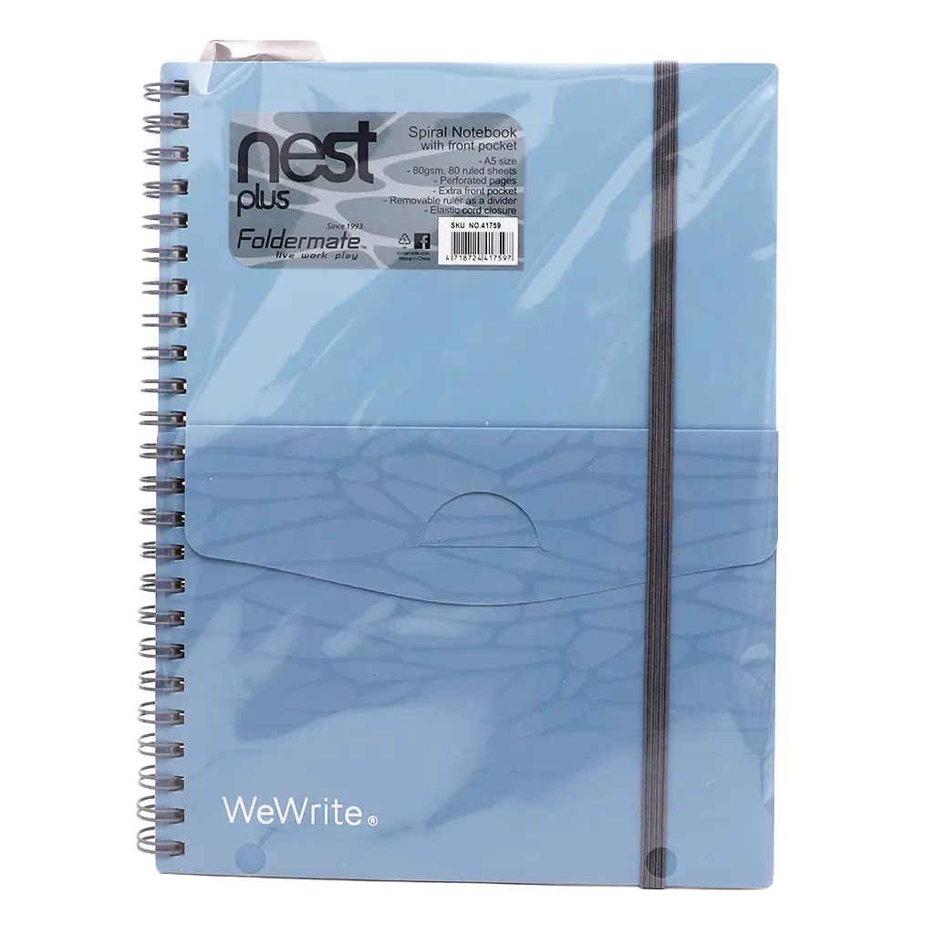 Foldermate 1 Subject Note Book A5 Size 80 Sheets Assorted Colors Note pcs - view 3