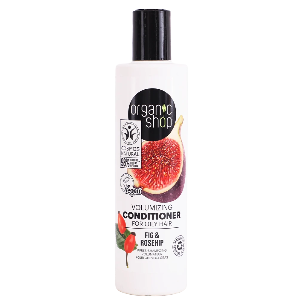 Organic Shop Volume Conditioner for Oily Hair with Fig & Rose Fruit Extract 280 ml