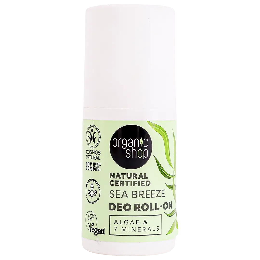 Organic Shop Natural Certified Sea Breeze Deo Roll On Algae & 7 Minerals 50 ml - view 1