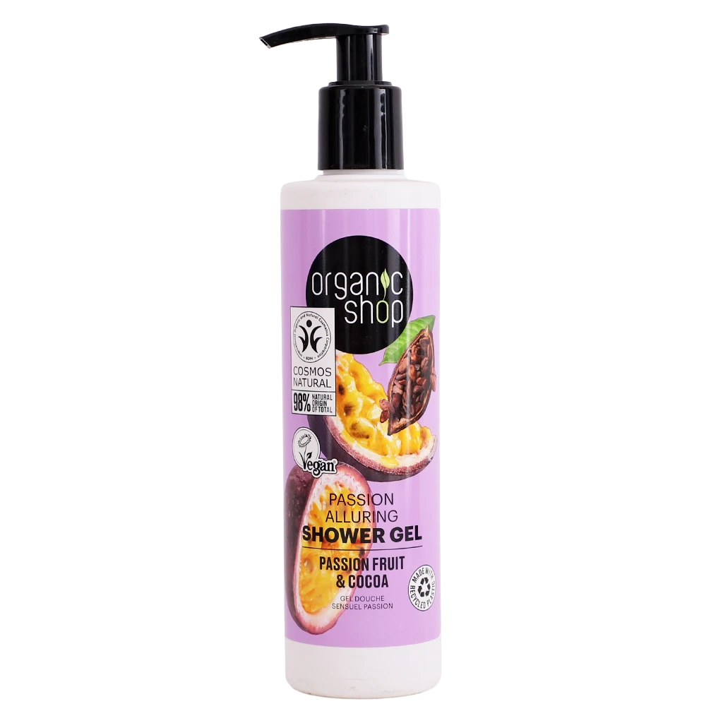 Organic Shop Shower Gel Passion Fruit And Cocoa 280 ml