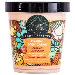 Organic Shop Body Cream with Caramel & Cappuccino 450 ml