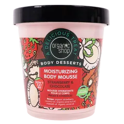 Organic Shop Nourishing Body Cream with Strawberry & Chocolate 450 ml