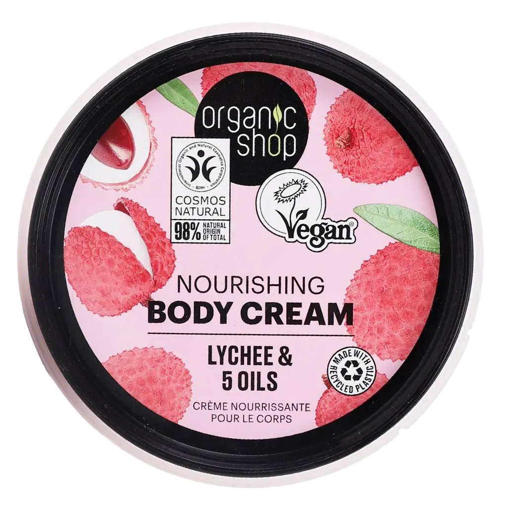 Organic Shop Nourishing Body Cream with Lychee Scent 250 ml - view 3
