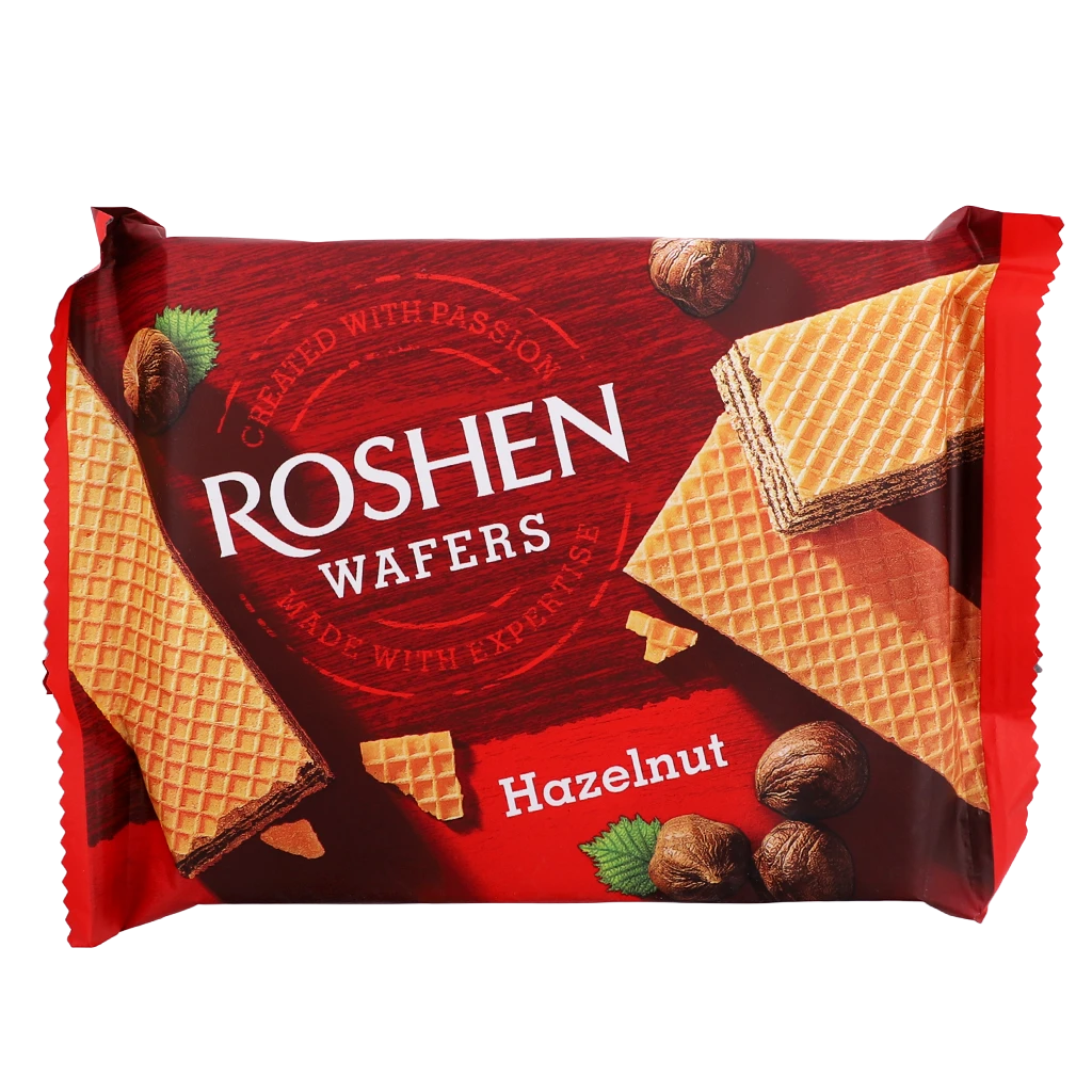 Roshen Wafers Hazelnut Wafers 72 gm