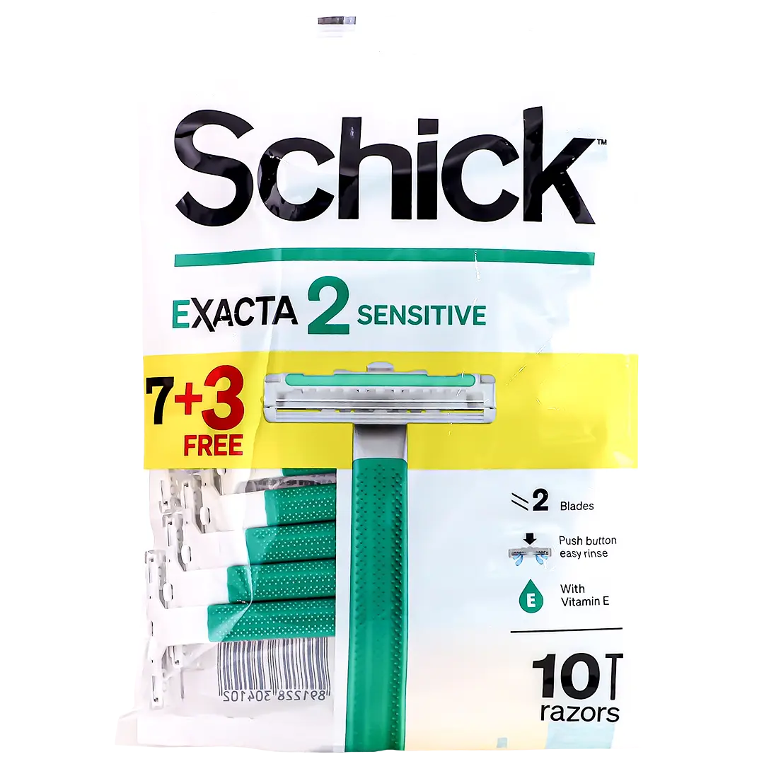 Schick Exact 2 Sensitive Bags 7+3 Free - view 1