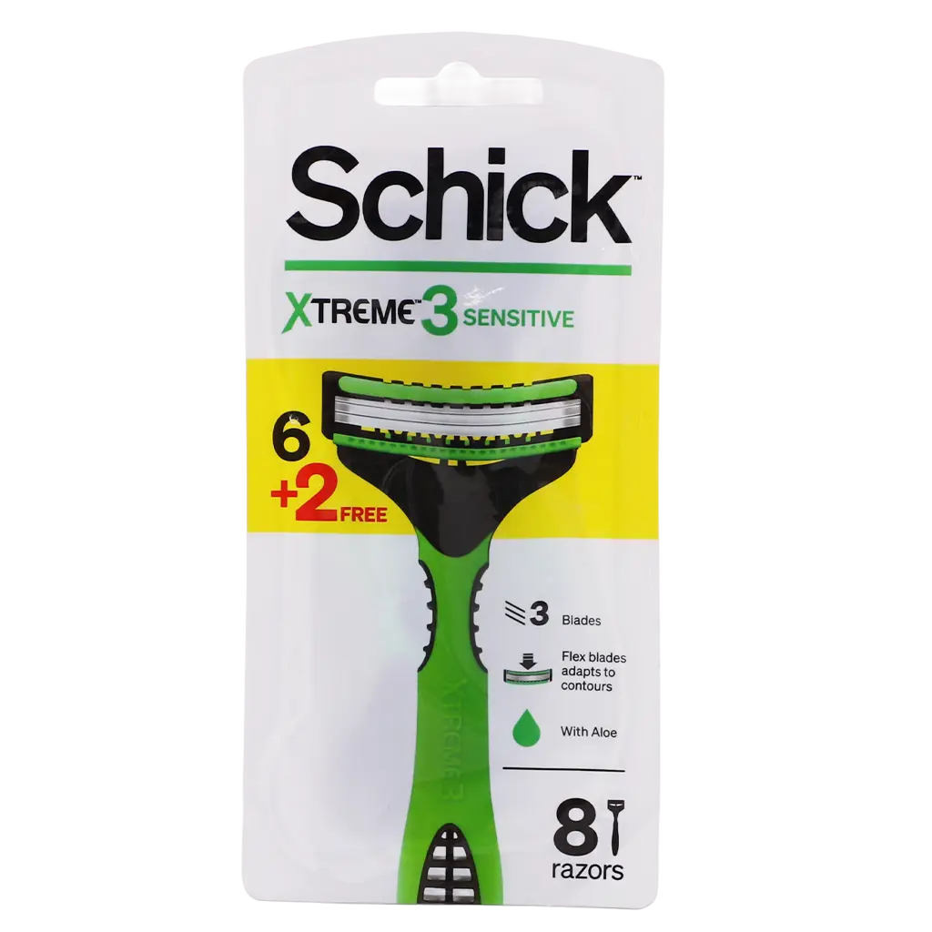 Schick Xtreme 3 Sensitive Tube 6+2 Free - view 1