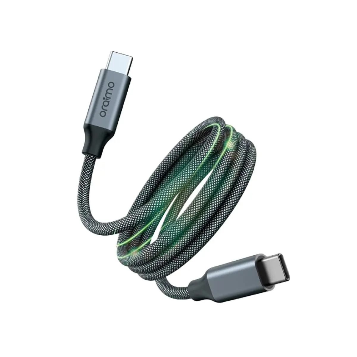 Oraimo Magcable 1M 60W Type-C To Type-C Data Cable  Black - view 1