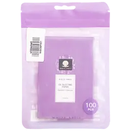 White Shell Bamboo Charcoal Oil Blotting Papers 100 Sheets