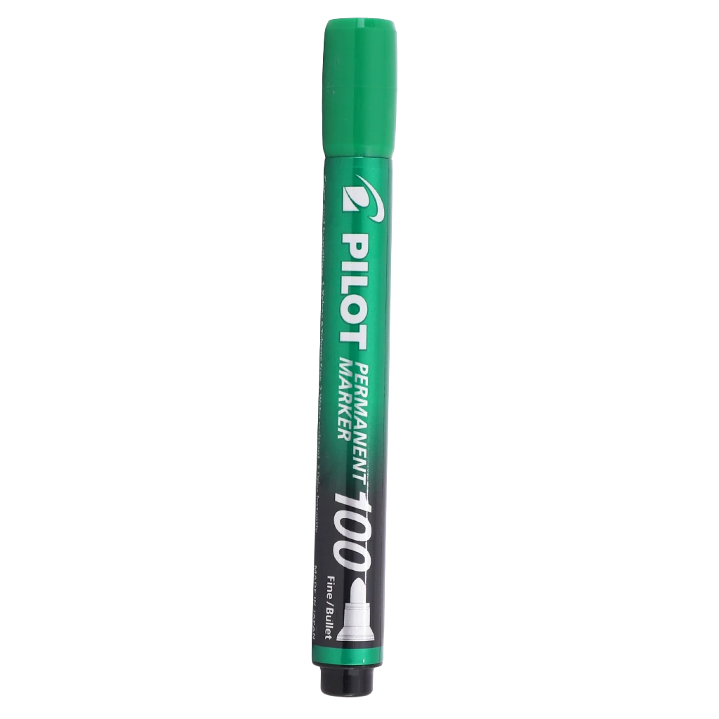 Pilot Permanent Marker 100 Green 1 pcs