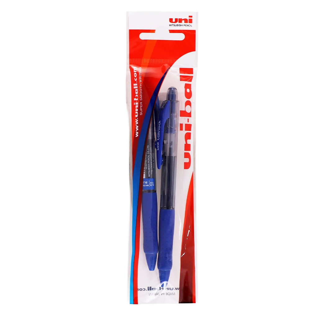 Uni-Ball Ball Pen Laknock 1.0 mm Blue 2 pcs 