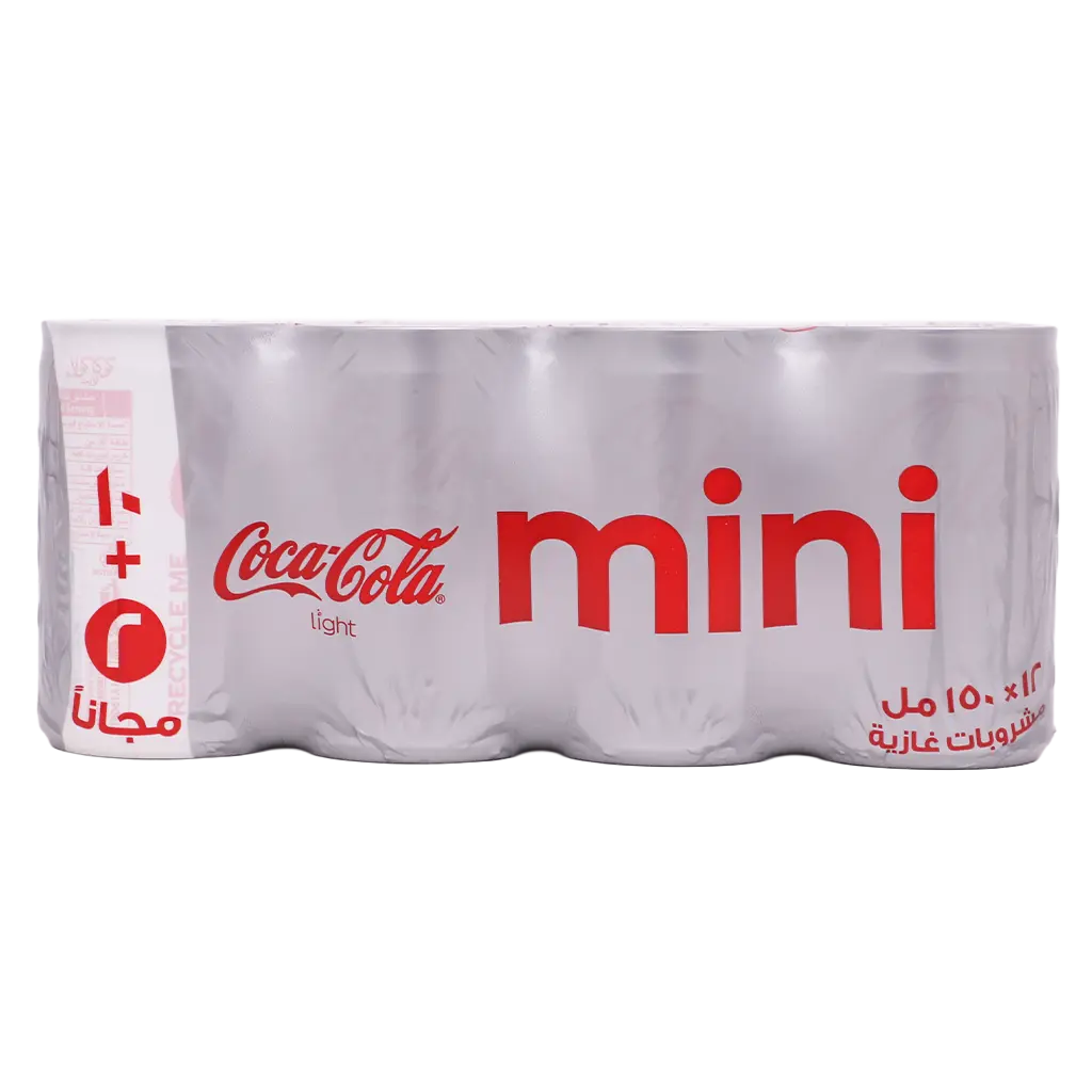 Coca Cola Light Soft Drink  12 pcs  (10+2 FREE) 150 ml  - view 3