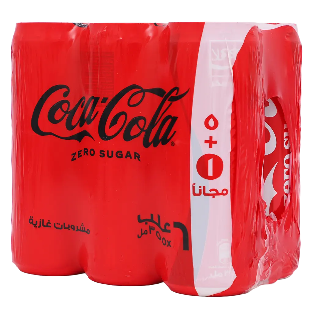 Coca Cola zero Soft Drink (5+1 FREE)  355 ml - view 1