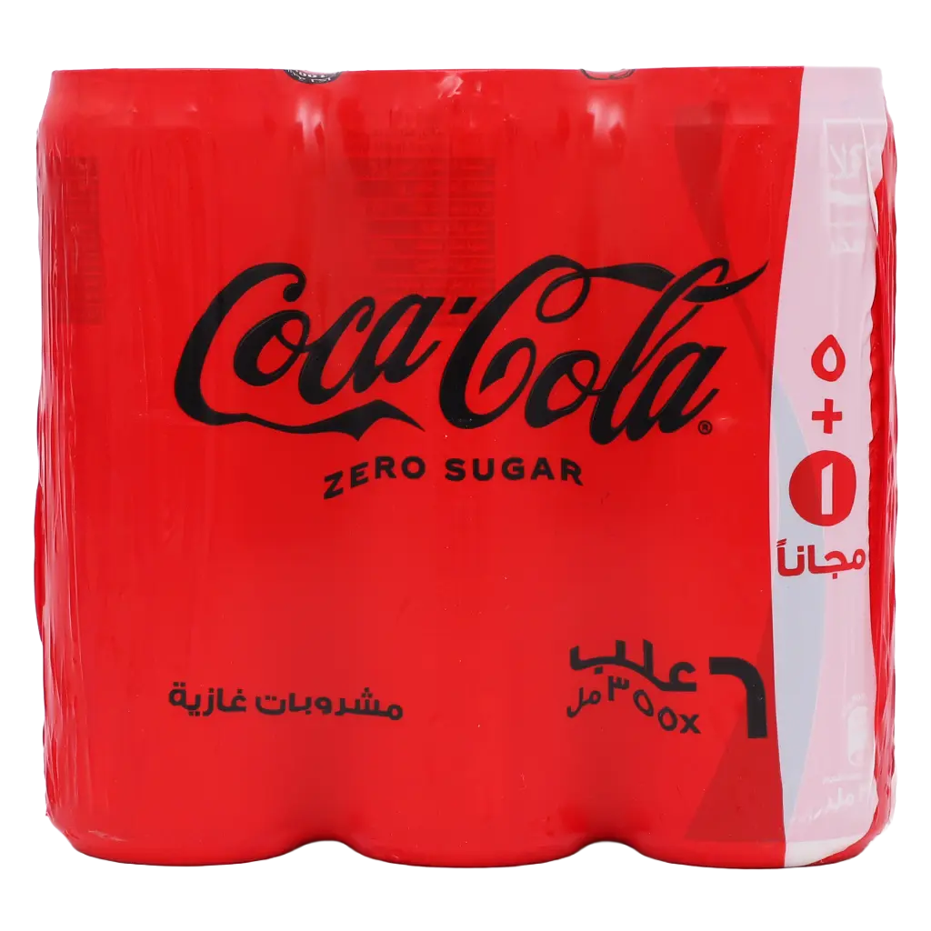 Coca Cola zero Soft Drink (5+1 FREE)  355 ml - view 2