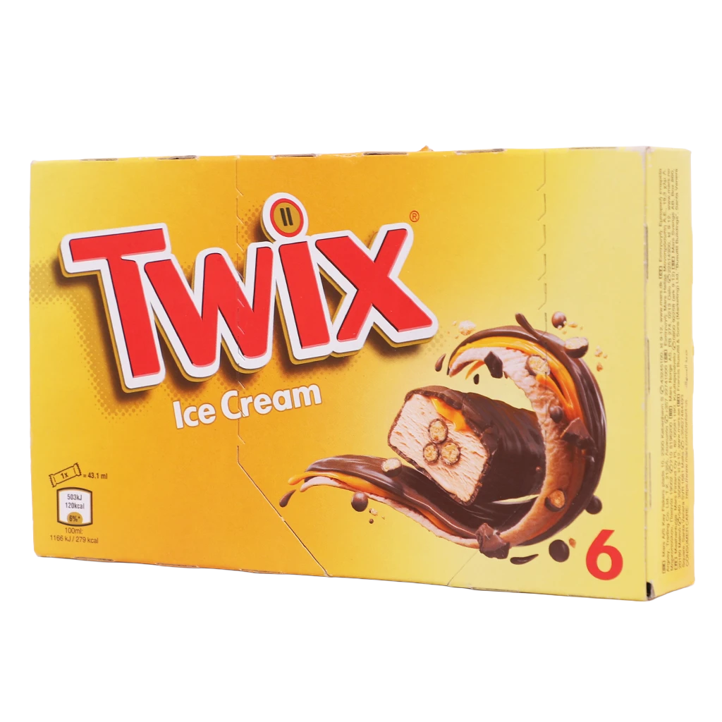 Twix Ice Cream 6 pcs 34 gm 